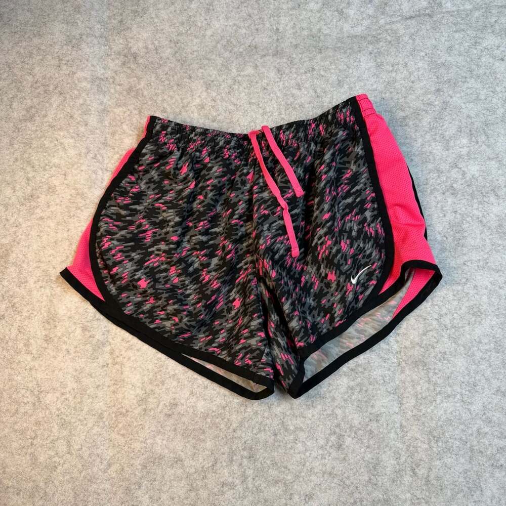 Nike Dri-FIT Tempo Running Shorts Size M Black Pink